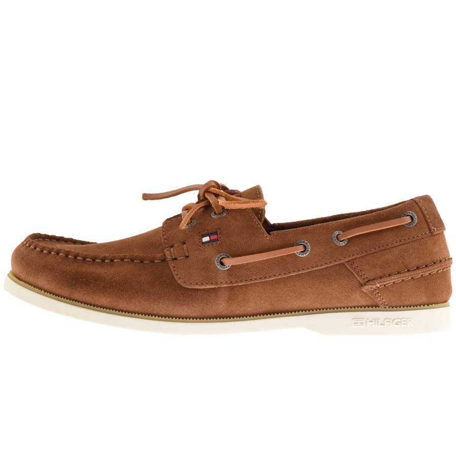 Alternative Image for ProductTommy Hilfiger Classic Suede Boatshoe Brown1