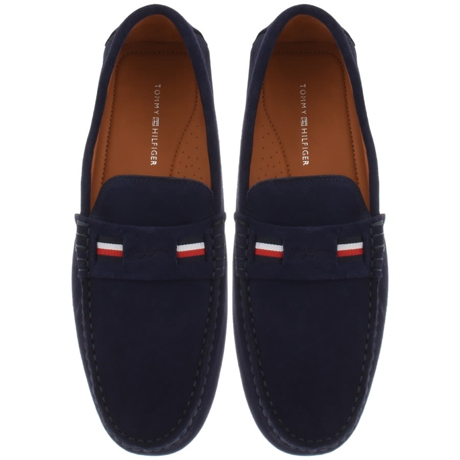 Alternative Image for ProductTommy Hilfiger Iconic Suede Driver Shoes Navy3