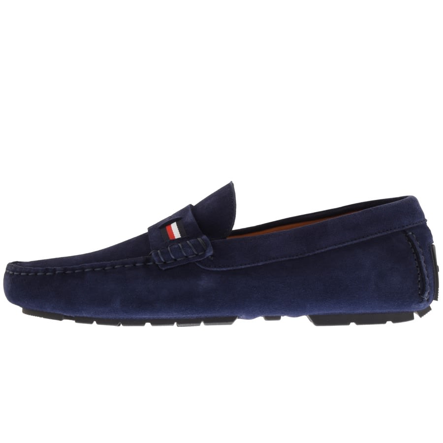 Alternative Image for ProductTommy Hilfiger Iconic Suede Driver Shoes Navy1