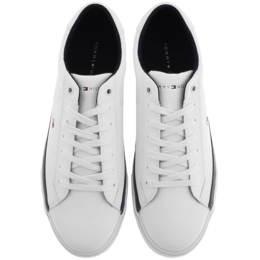 Alternative Image for ProductTommy Hilfiger Essential Leather Trainers White3
