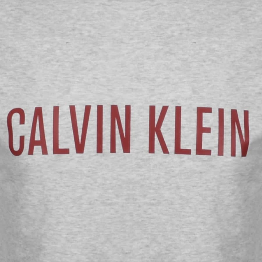Alternative Image for ProductCalvin Klein Logo Crew Neck Sweatshirt Grey3
