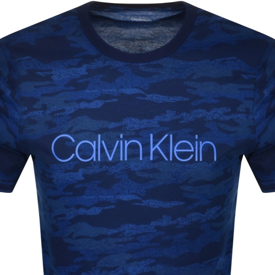 Alternative Image for ProductCalvin Klein Short Sleeved T Shirt Blue2