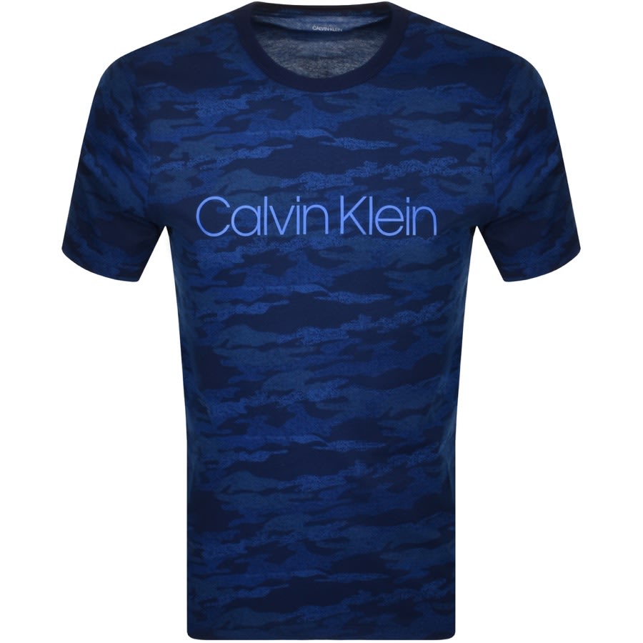 Alternative Image for ProductCalvin Klein Short Sleeved T Shirt Blue1