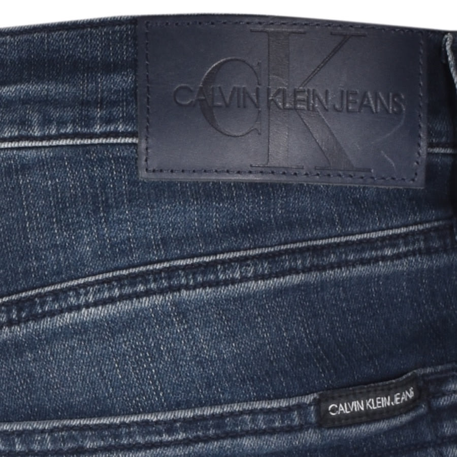 Alternative Image for ProductCalvin Klein Slim Denim Shorts Blue3