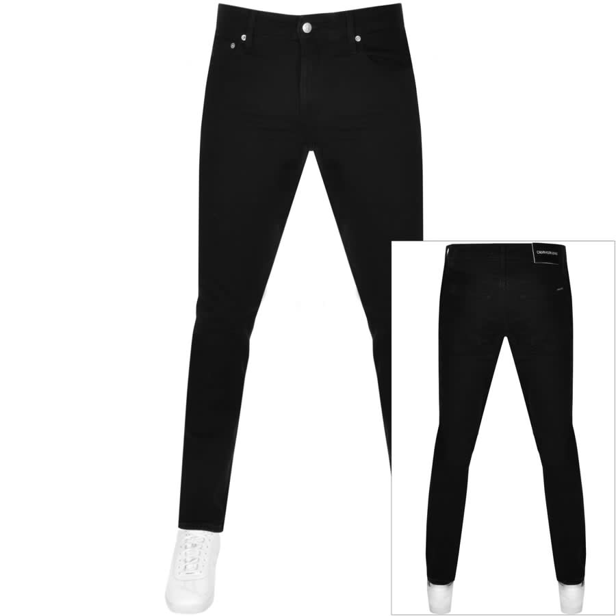 Alternative Image for ProductCalvin Klein Jeans Slim Jeans Black1