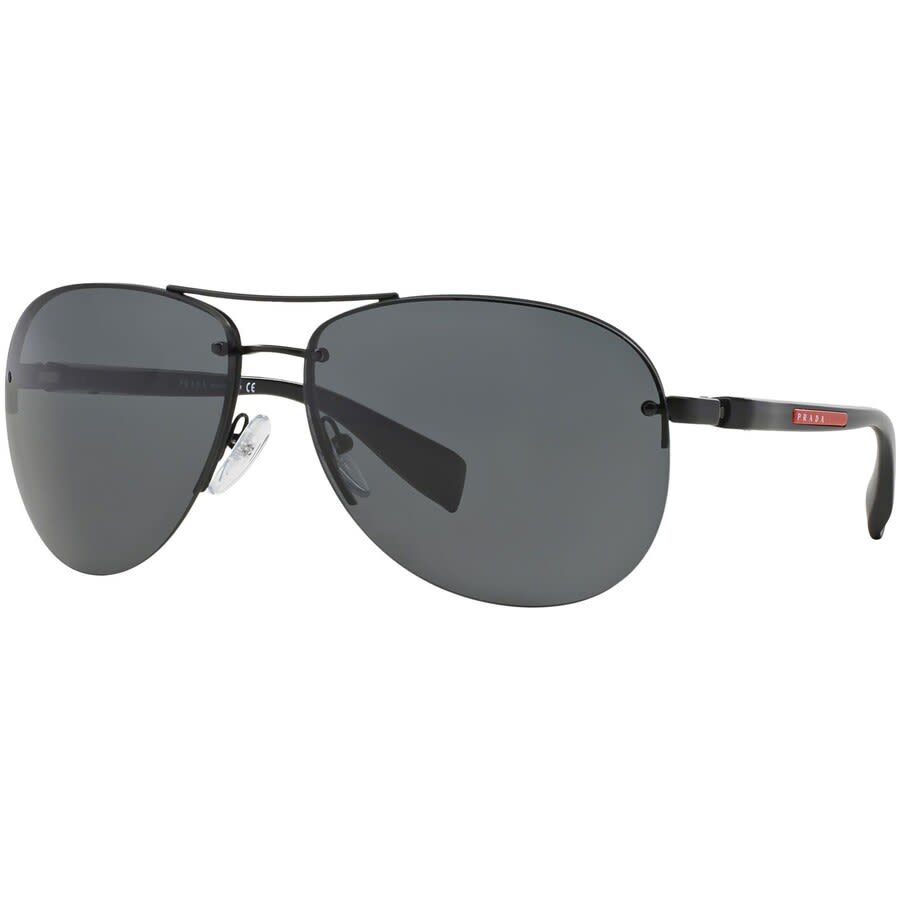 Alternative Image for ProductPrada Linea Rossa Aviator Sunglasses Black1