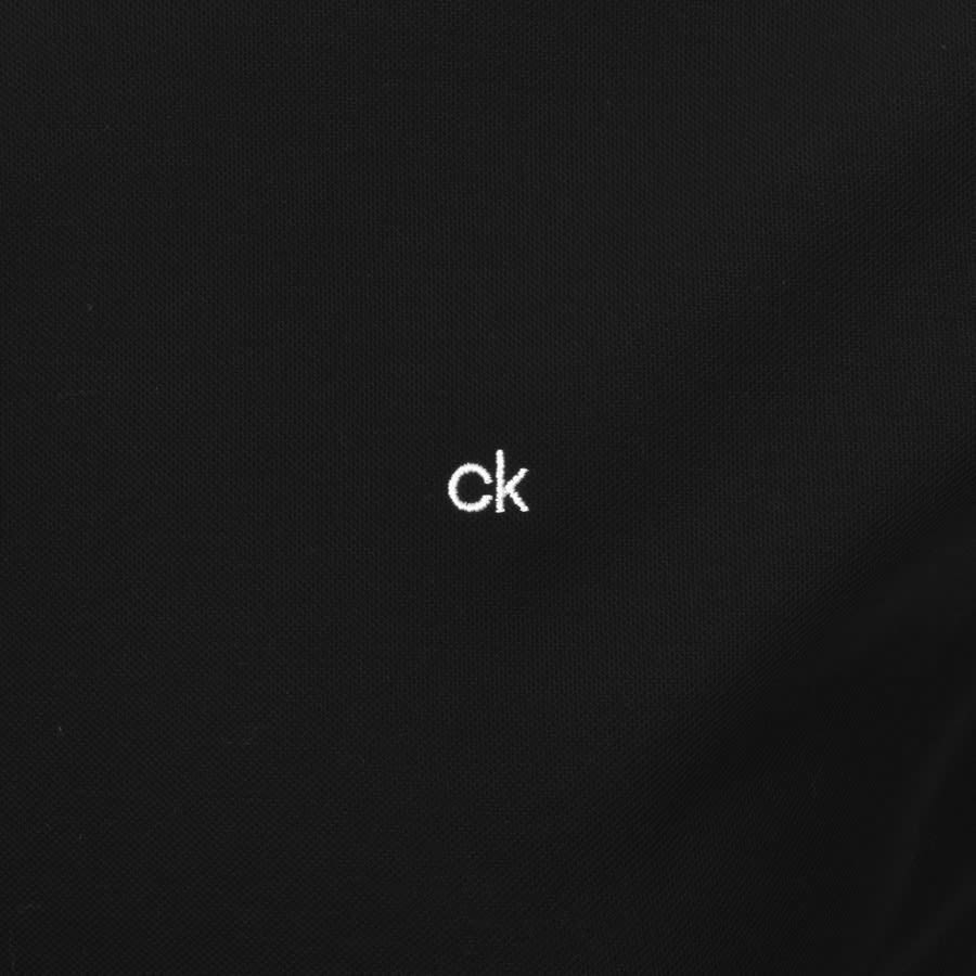 Alternative Image for ProductCalvin Klein Short Sleeved Polo T Shirt Black3