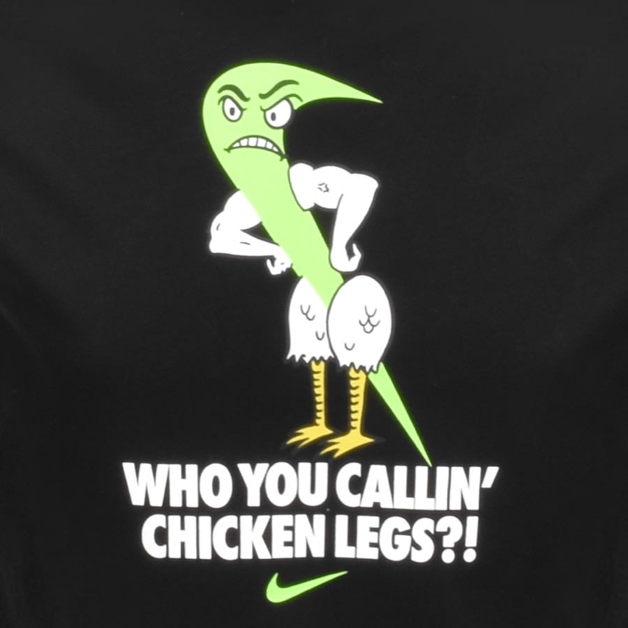 Alternative Image for ProductNike Training Crew Neck Humor T Shirt Black3