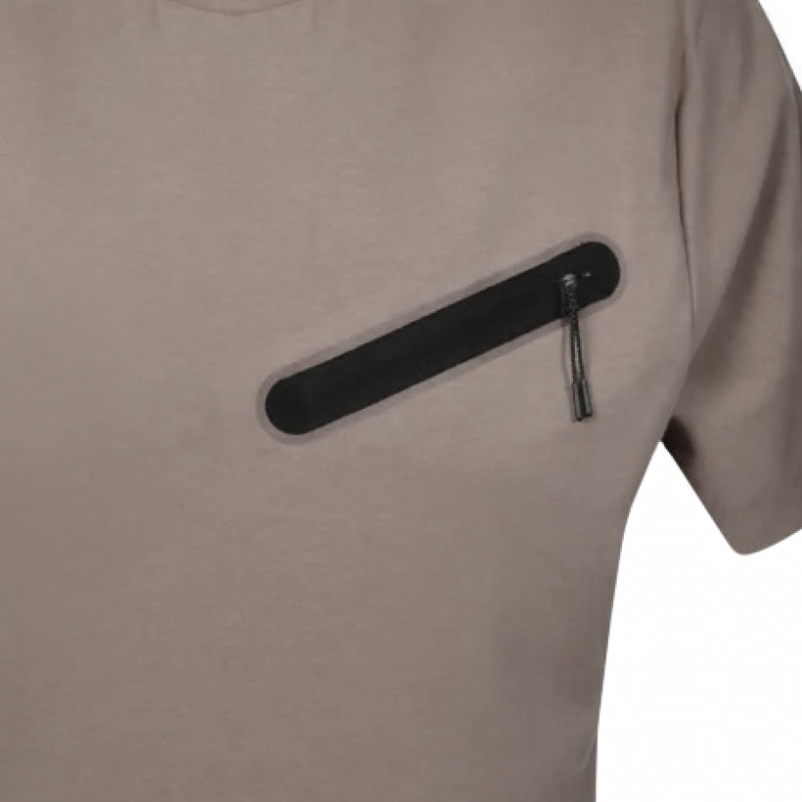 Alternative Image for ProductNike Crew Neck Logo T Shirt Brown3