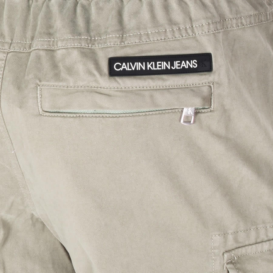 Alternative Image for ProductCalvin Klein Logo Cargo Shorts Beige3