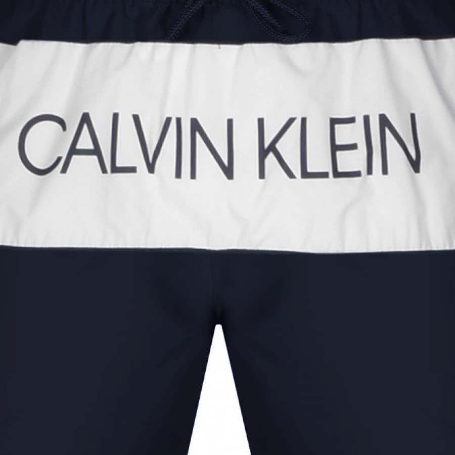 Alternative Image for ProductCalvin Klein Logo Swim Shorts Navy3