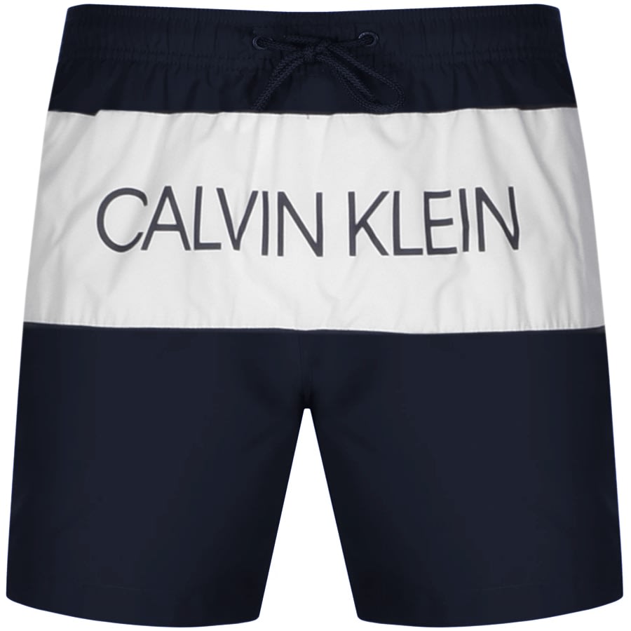Alternative Image for ProductCalvin Klein Logo Swim Shorts Navy1