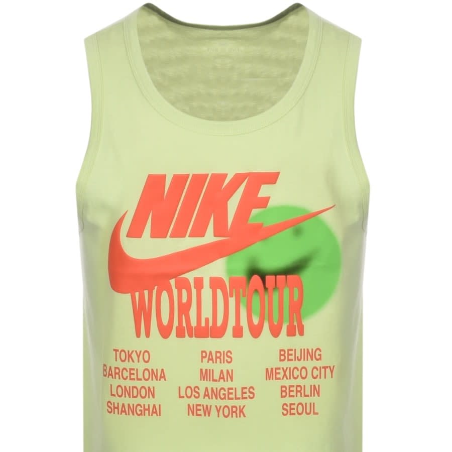 Alternative Image for ProductNike World Tour Vest T Shirt Green2