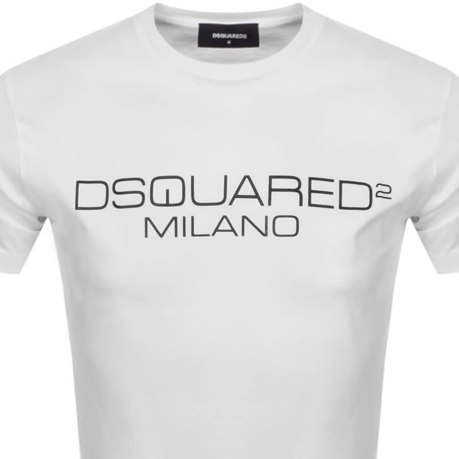 Alternative Image for ProductDSQUARED2 Short Sleeved Milano T Shirt White2