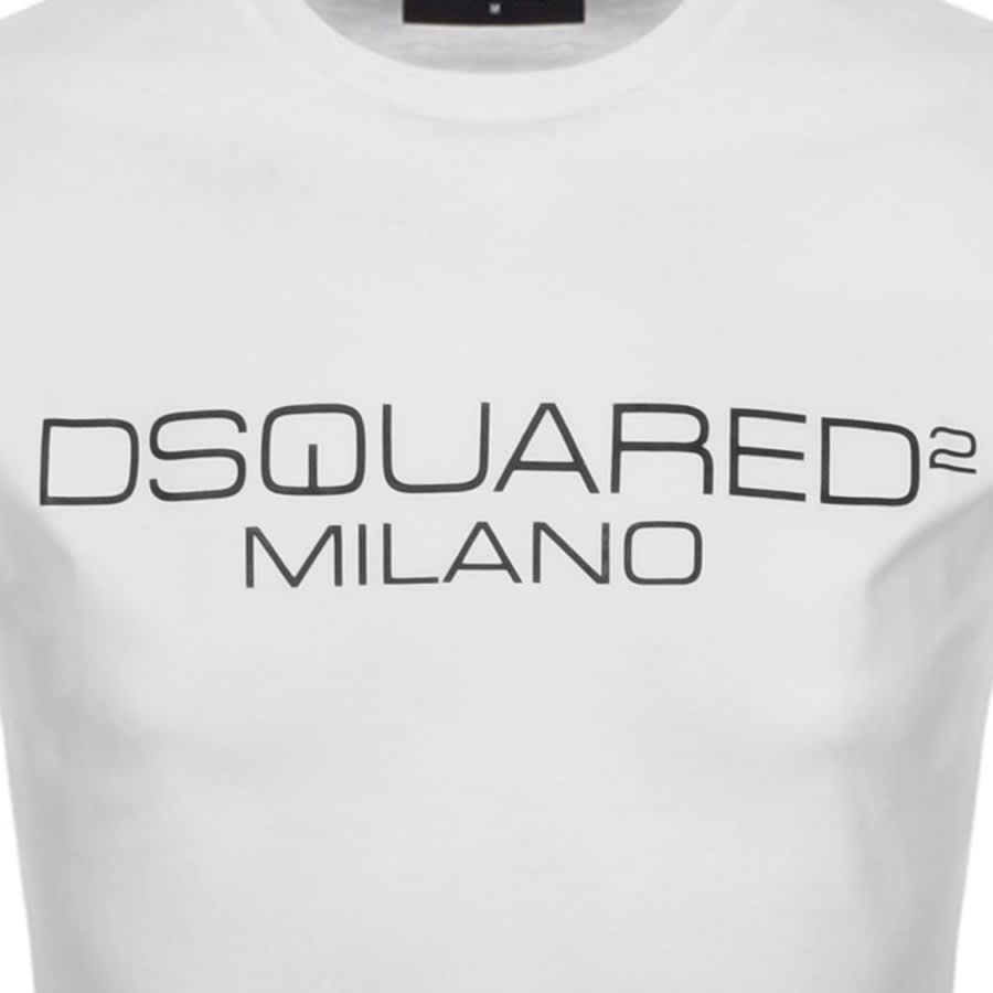 Alternative Image for ProductDSQUARED2 Short Sleeved Milano T Shirt White3