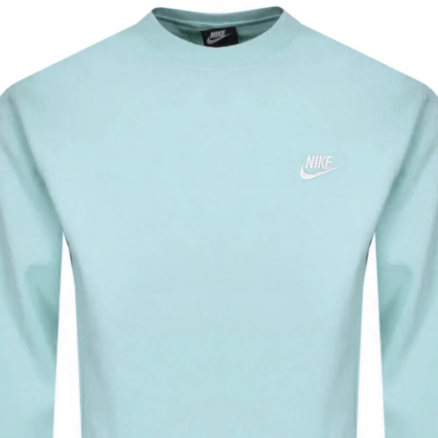 Blue nike crew neck sweatshirt