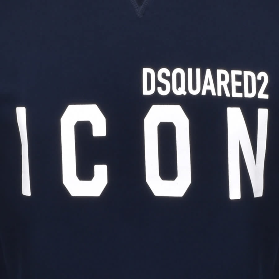 Alternative Image for ProductDSQUARED2 Crew Neck Logo Sweatshirt Blue3