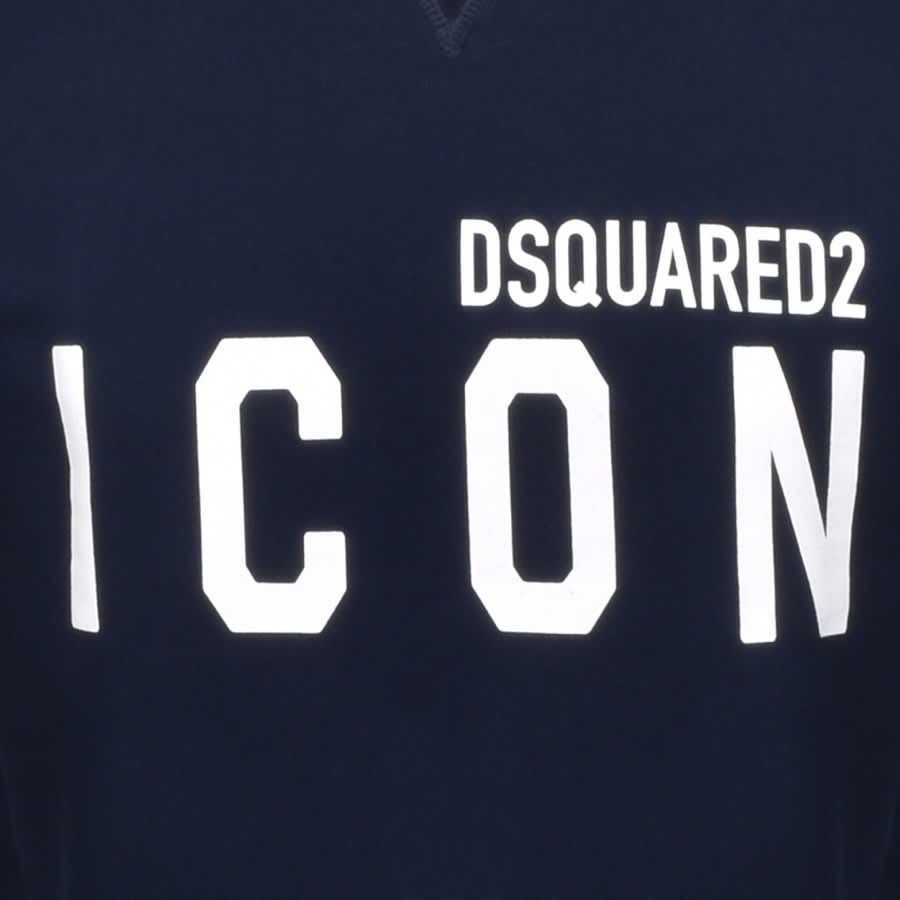 Alternative Image for ProductDSQUARED2 Logo Pullover Hoodie Blue3