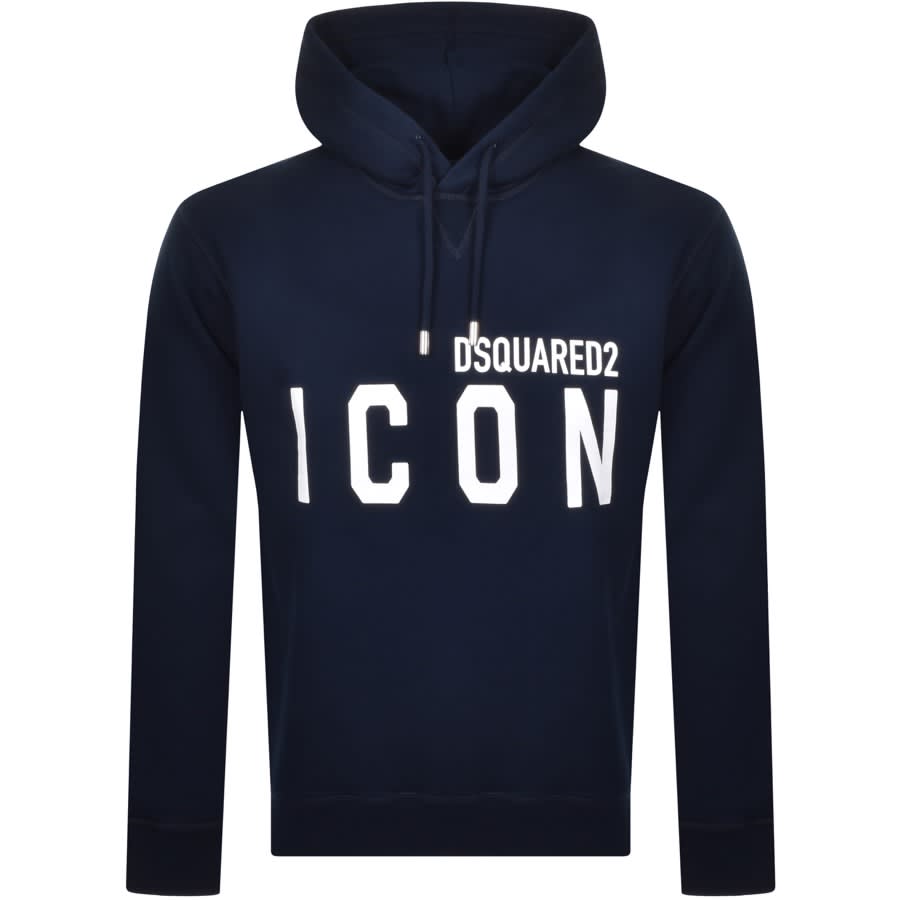 Alternative Image for ProductDSQUARED2 Logo Pullover Hoodie Blue1