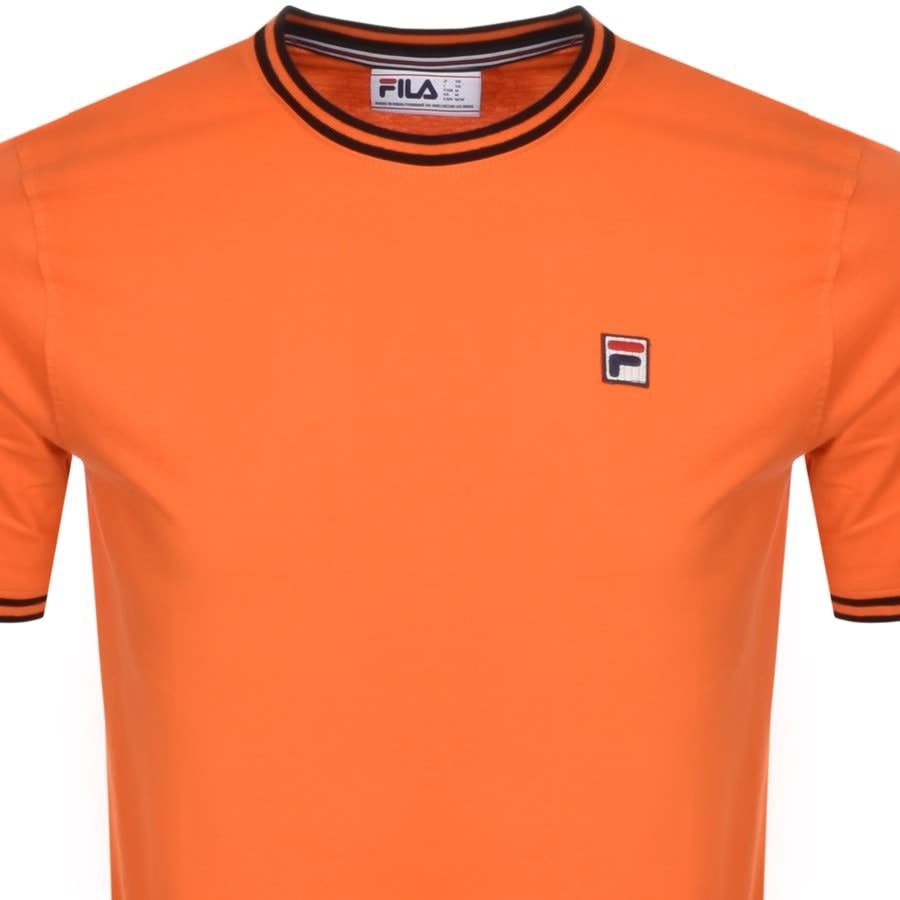 Alternative Image for ProductFila Flank Tipped Ringer Crew Neck T Shirt Orange2
