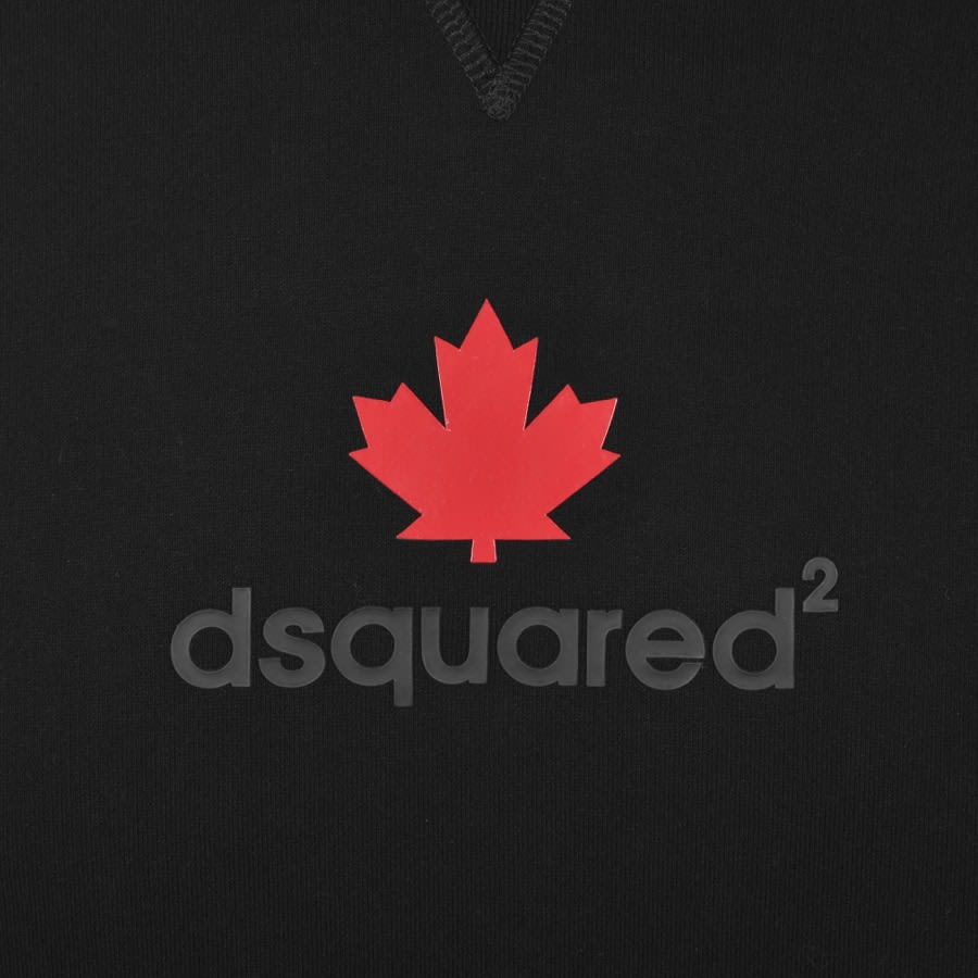 Alternative Image for ProductDSQUARED2 Mini Leaf Logo Hoodie Black3