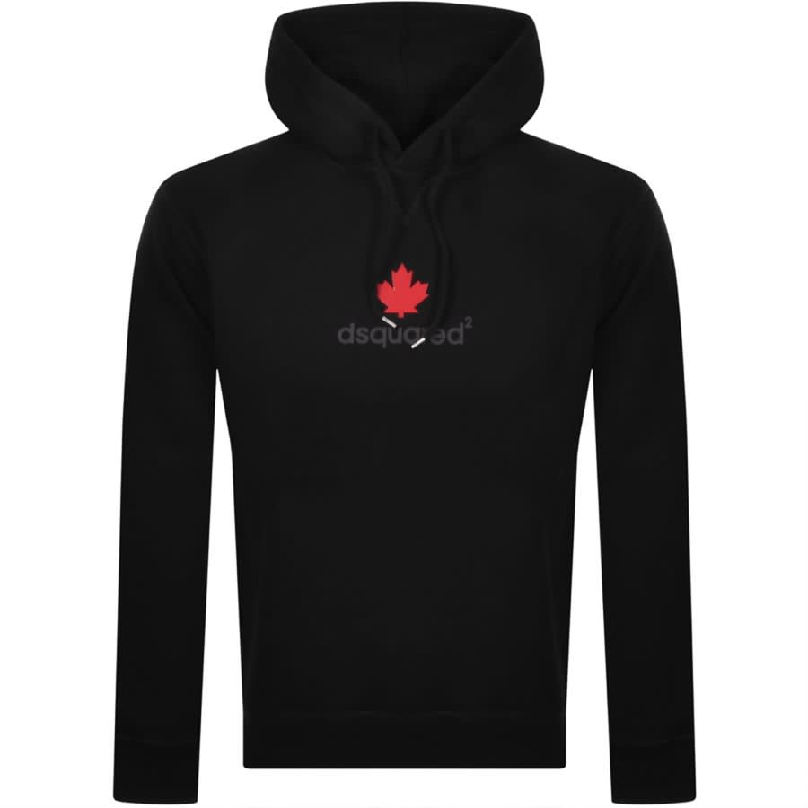 Alternative Image for ProductDSQUARED2 Mini Leaf Logo Hoodie Black1