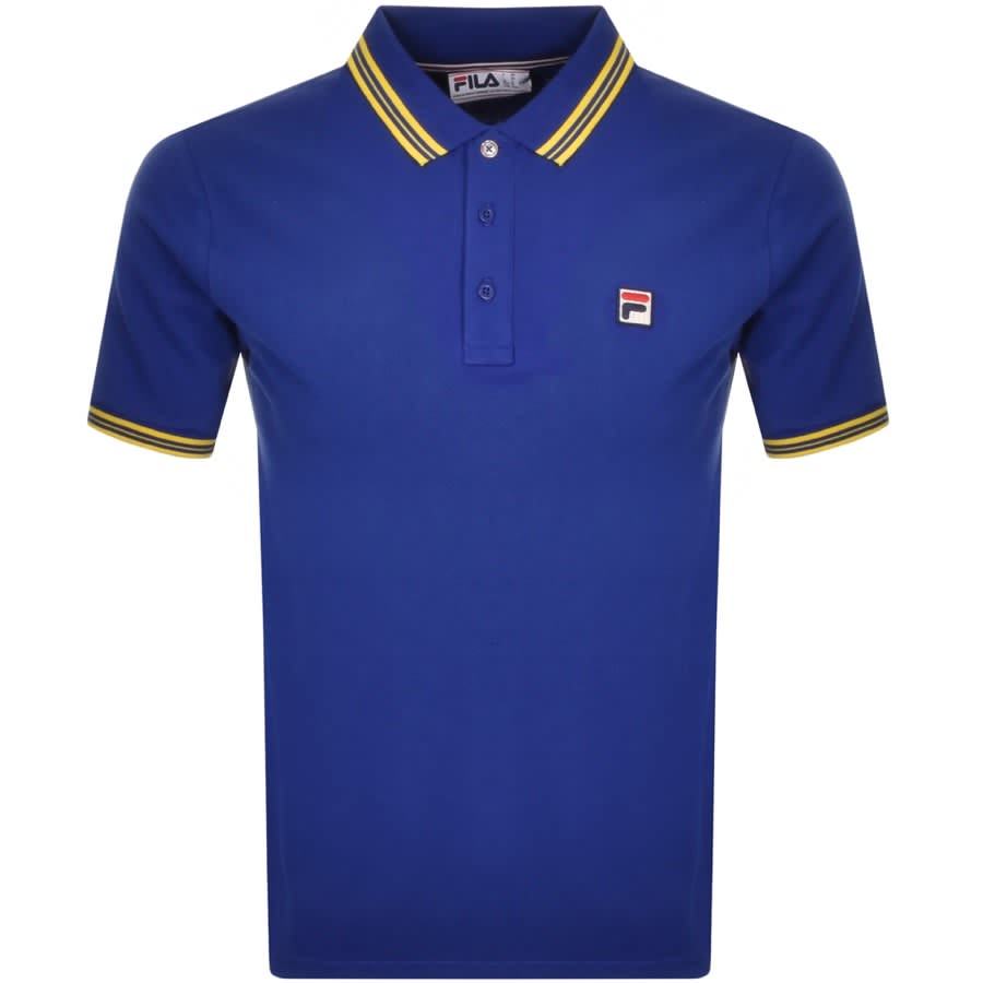 Alternative Image for ProductFila Vintage Prime Tipped Polo T Shirt Blue1