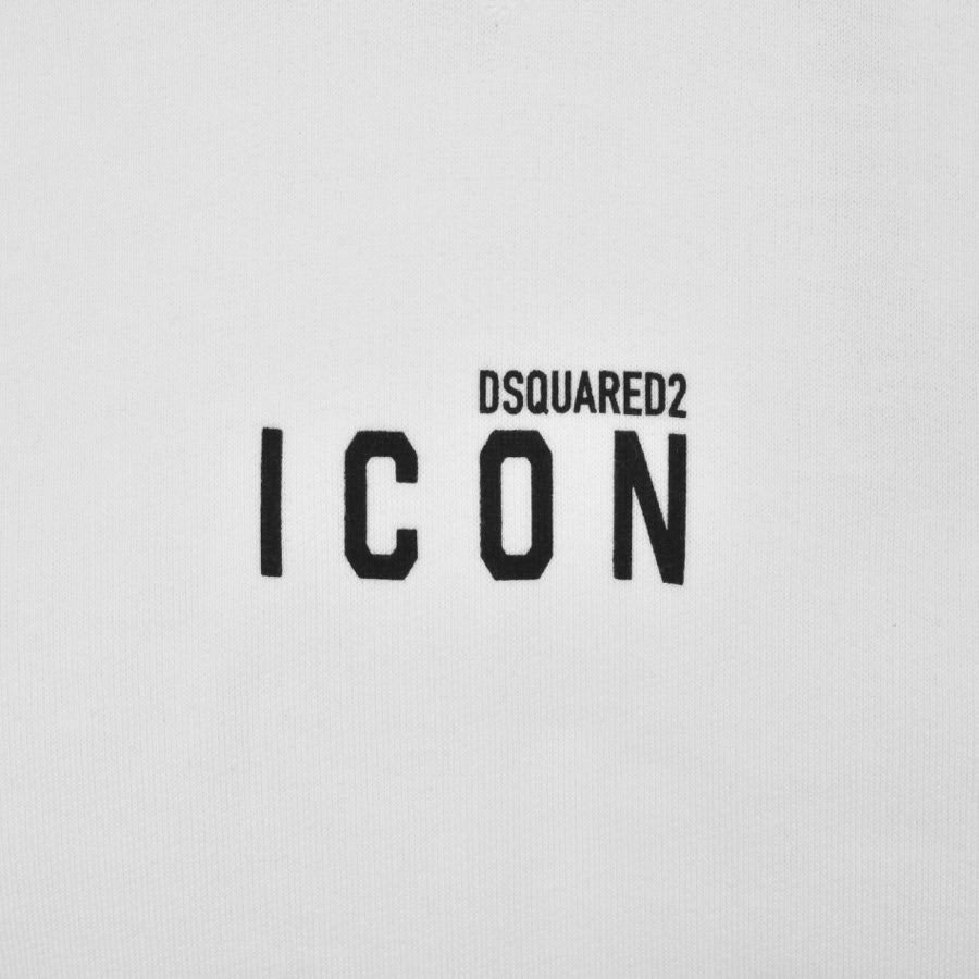 Alternative Image for ProductDSQUARED2 Mini Icon Logo Hoodie White3