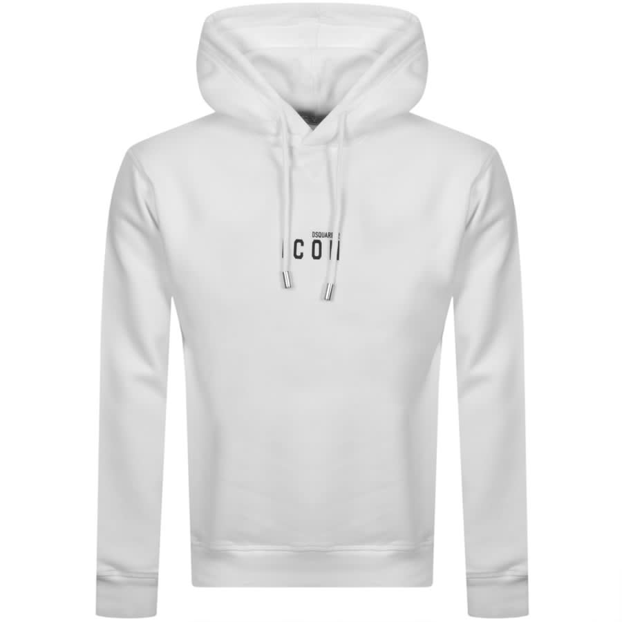 Alternative Image for ProductDSQUARED2 Mini Icon Logo Hoodie White1