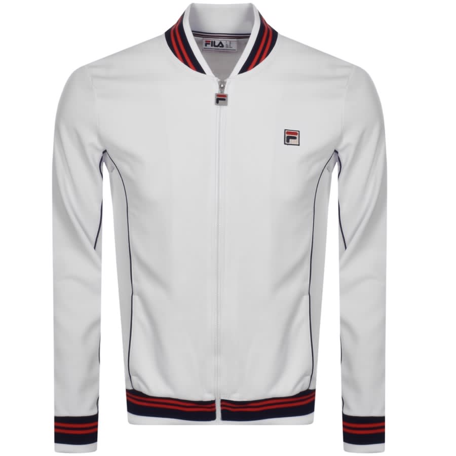 Alternative Image for ProductFila Vintage Baranci Piped Full Zip Track Top Whit1
