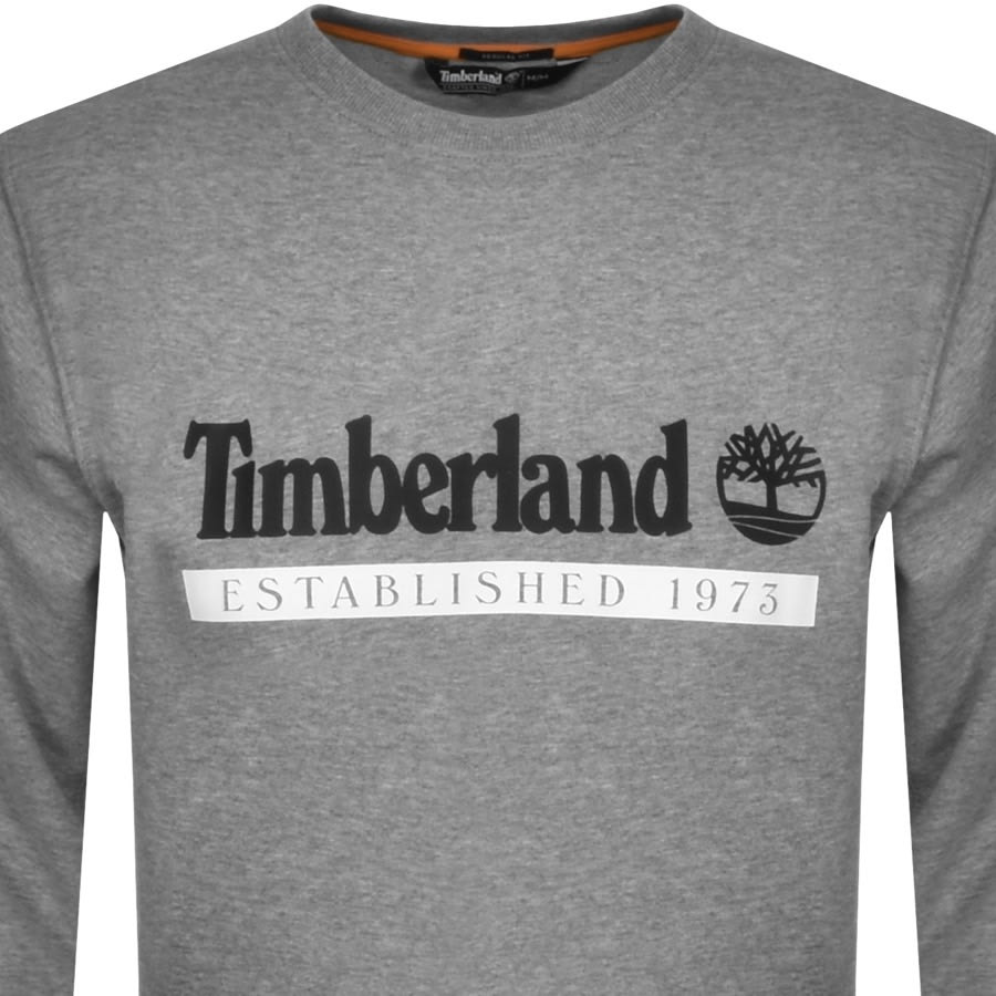Alternative Image for ProductTimberland Established Logo Sweatshirt Grey2