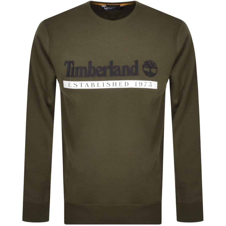 Alternative Image for ProductTimberland Established Logo Sweatshirt Khaki1