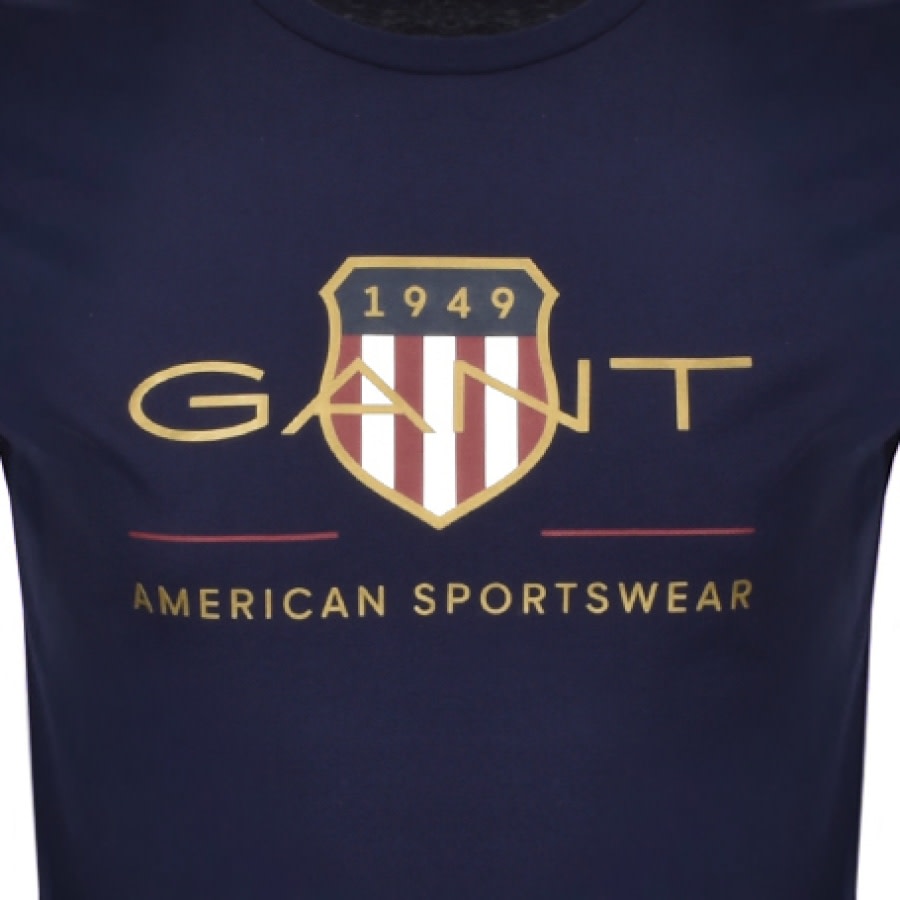 Alternative Image for ProductGant Original Shield Crest T Shirt Navy3