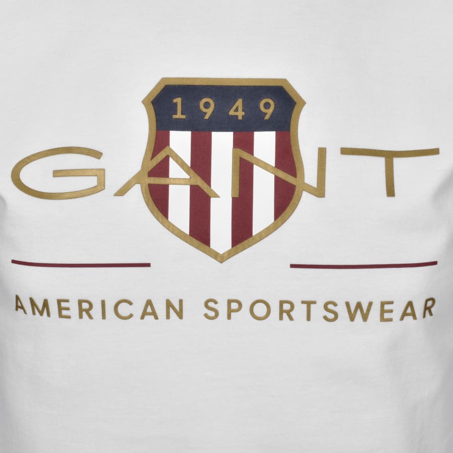 Alternative Image for ProductGant Original Shield Crest T Shirt White3