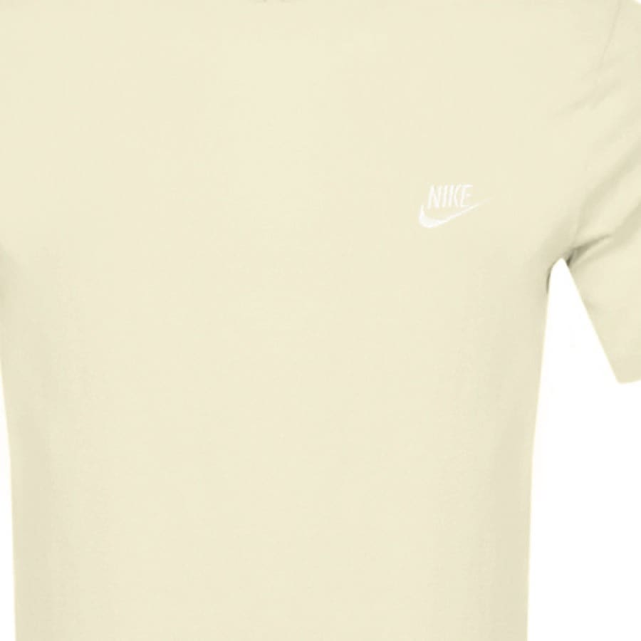 Alternative Image for ProductNike Crew Neck Club T Shirt Yellow3