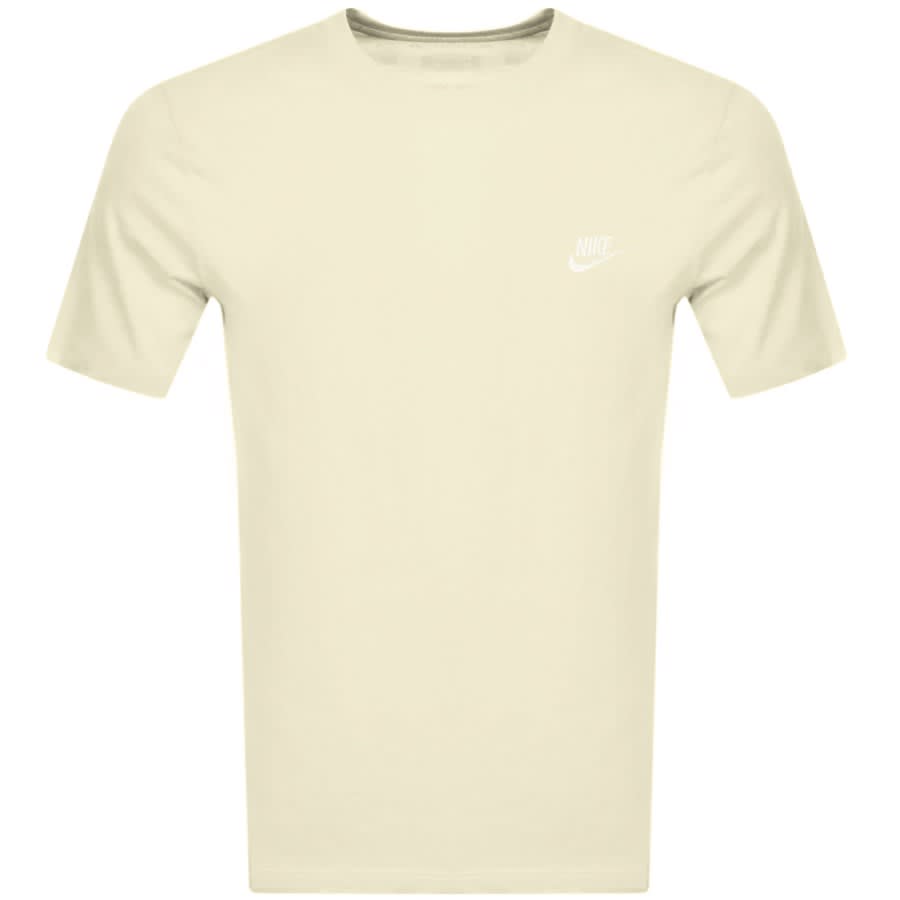 Alternative Image for ProductNike Crew Neck Club T Shirt Yellow1