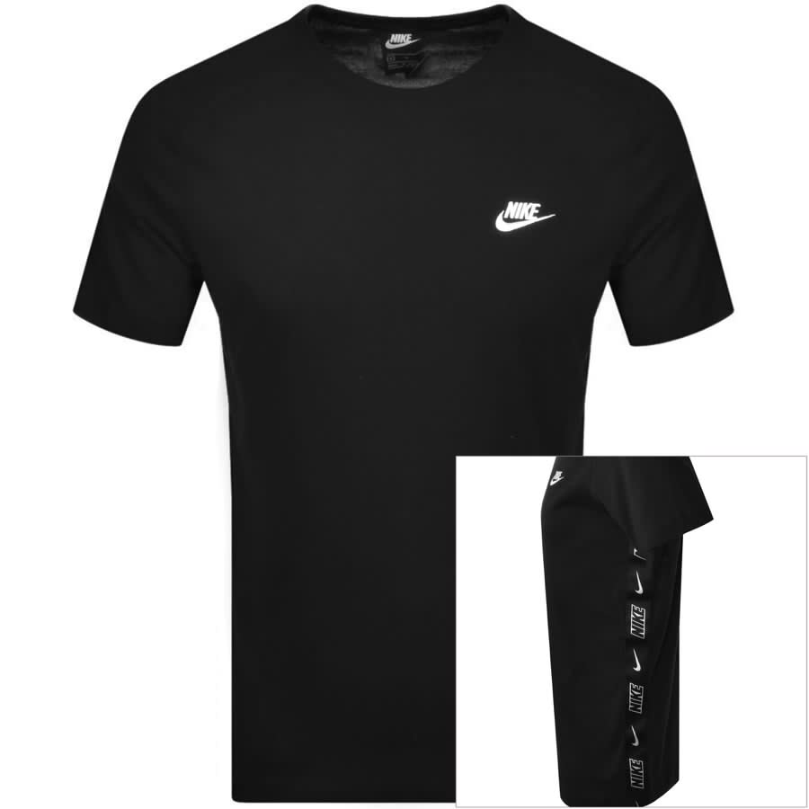Alternative Image for ProductNike Crew Neck Logo T Shirt Black1