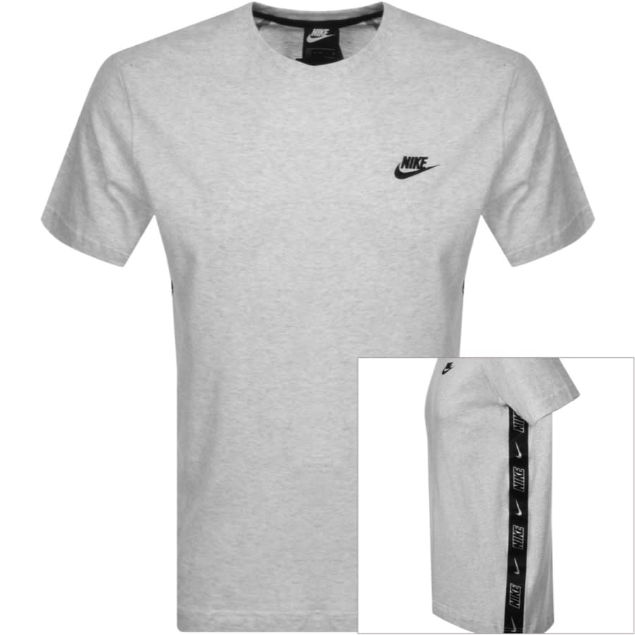 Alternative Image for ProductNike Crew Neck Logo T Shirt Grey1