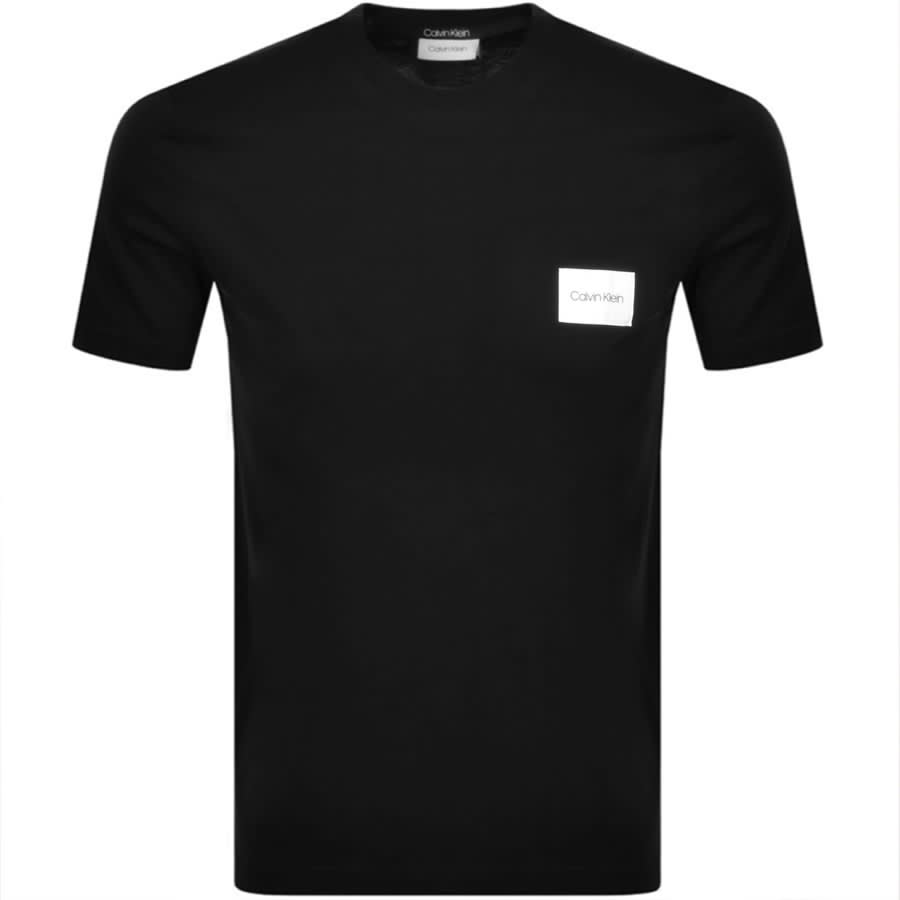 Alternative Image for ProductCalvin Klein Turn Up Logo T Shirt Black1