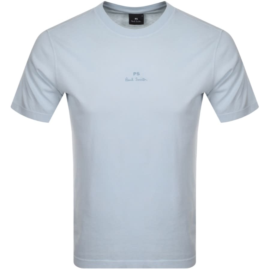 Alternative Image for ProductPS By Paul Smith Logo Stack T Shirt Blue1