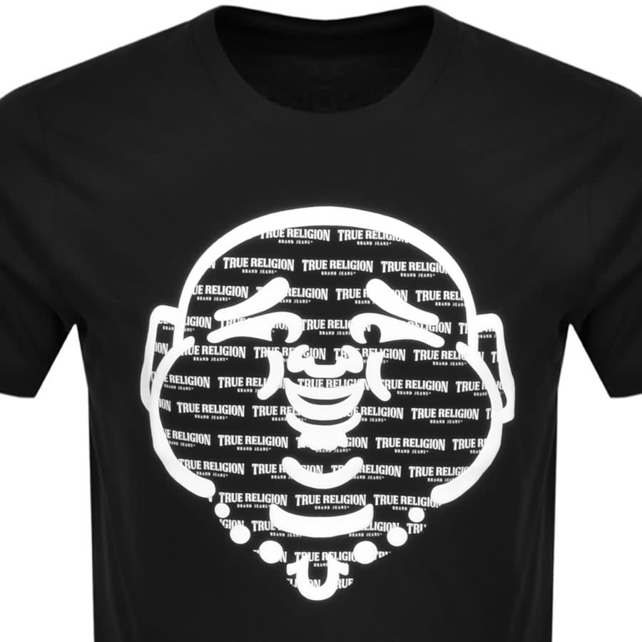 Alternative Image for ProductTrue Religion Buddha Face T Shirt Black2