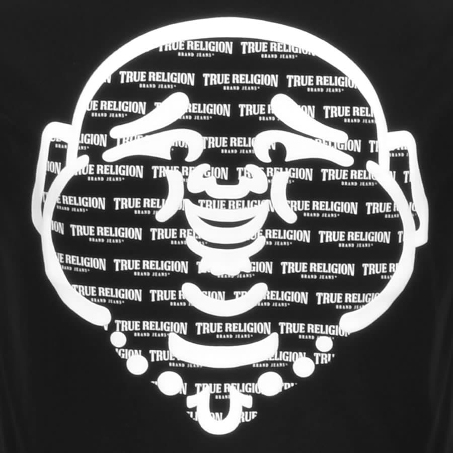Alternative Image for ProductTrue Religion Buddha Face T Shirt Black3