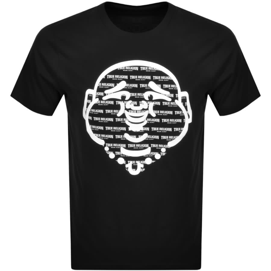 Alternative Image for ProductTrue Religion Buddha Face T Shirt Black1
