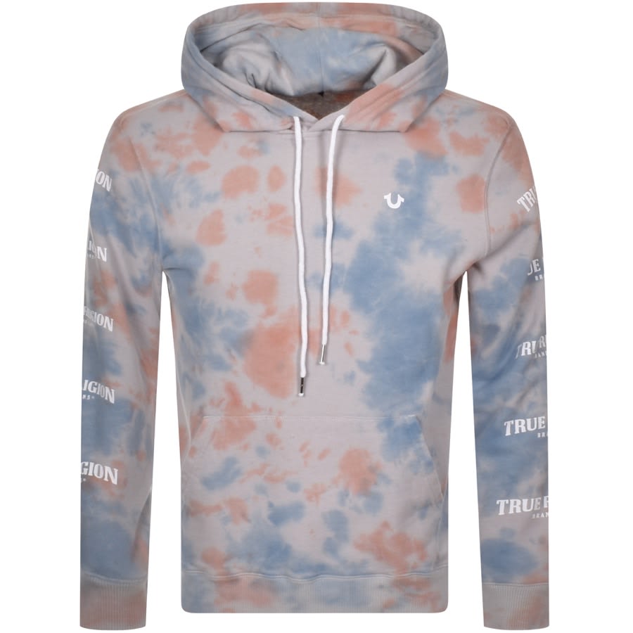 Alternative Image for ProductTrue Religion Tie Dye Hoodie Grey1