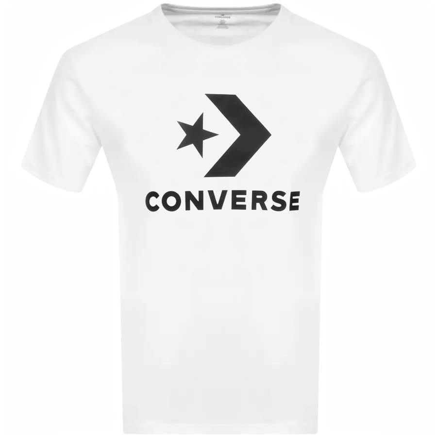 Alternative Image for ProductConverse Star Chevron Logo T Shirt White1