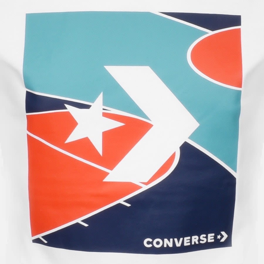 Alternative Image for ProductConverse Colour Block Court T Shirt White3