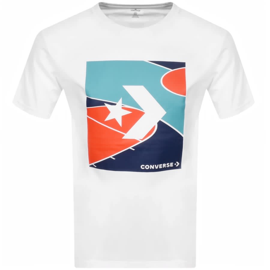 Alternative Image for ProductConverse Colour Block Court T Shirt White1