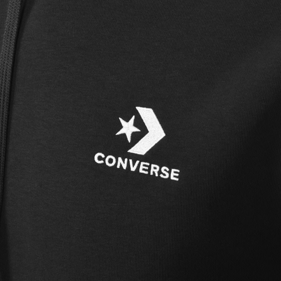 Alternative Image for ProductConverse Star Chevron Logo Hoodie Black3