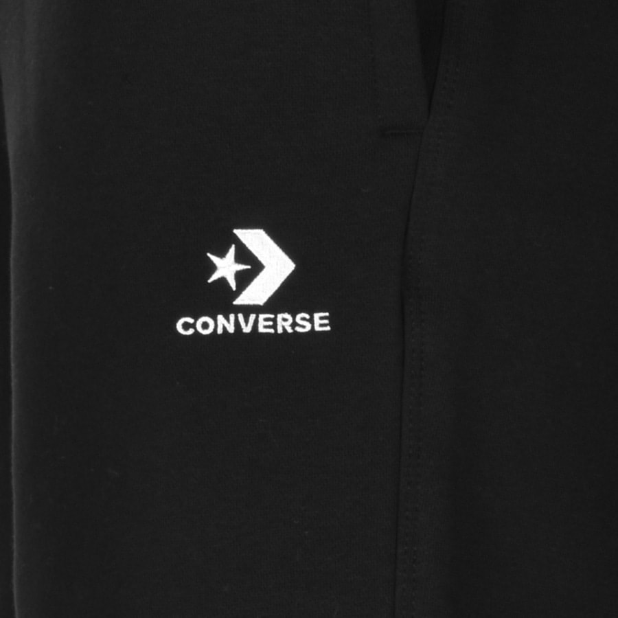 Alternative Image for ProductConverse Star Chevron Logo Jersey Shorts Black3