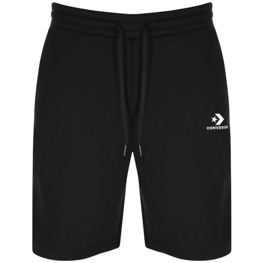 Alternative Image for ProductConverse Star Chevron Logo Jersey Shorts Black1